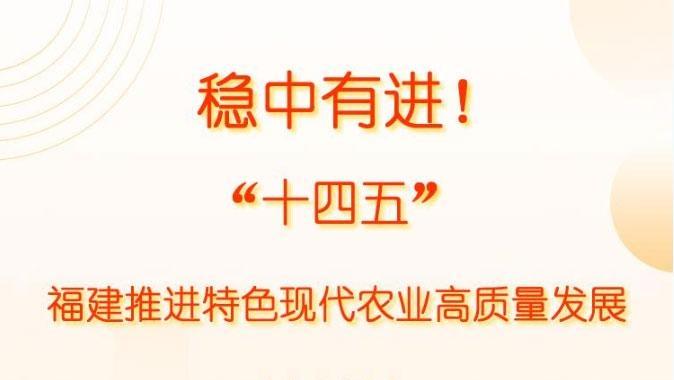 穩中有進！ “十四五”福建推進特色現代農業高質量發展